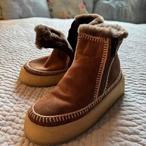 Laidback London Setsu Platform Zip Boots